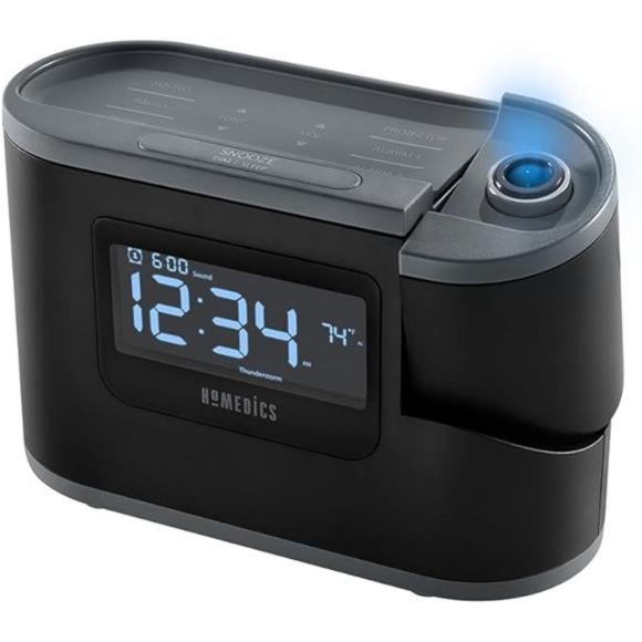 SoundSleep Recharged Alarm Clock & White Noise Sound Machine, 6-in-1 Projection - Picture 5 of 7